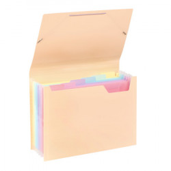 Viquel expanding organizer sa 6 pregrada i gumicom Rainbow pastel sortirano ( 04CK30 ) - Img 7