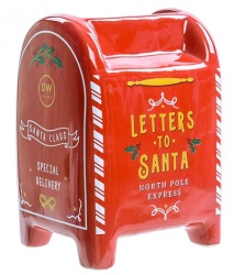 Viter novogodišnje dekorativno keramičko sanduče za pisma ( 82244 )