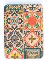 Viter ogledalce cork floral design ( L-855_14 )