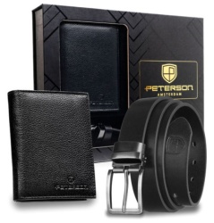 Viter set peterson kaiš + novčanik ( PTN125_6 )