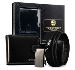 Viter set peterson kaiš + novčanik ( PTN125_8 )