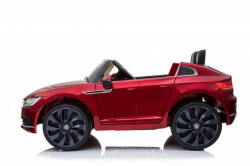 Volkswagen Arteon Licencirani auto za decu na akumulator sa kožnim sedištem i mekim gumama - Crveni - Img 4