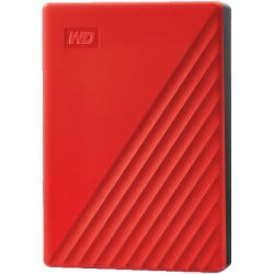 WD HDD external my passport 4TB, USB 3.2 Red ( WDBPKJ0040BRD-WESN )