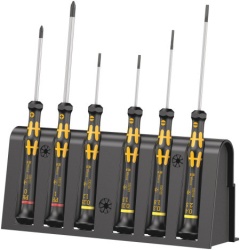 Wera 1578 A / 6 ESD set i stalak za elektroničare, 6 komada ( WERA 030170 )