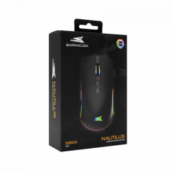 White Shark Baracuda BGM 011 Nautilus RGB Mouse Black - Img 2