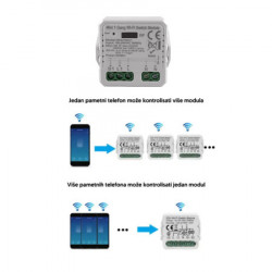 Wi-Fi smart prekidač-modul, 1x10A ( WFM-PS01/1 ) - Img 3