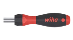 Wiha 47169 softfinish odvijač za bitove, sa čegrtaljkom, 1/4" ( w 47169 )