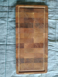 Wood Holz daska 340x150x12 mm sa kanalom ( 30115 A ) č. bagrem - Img 1