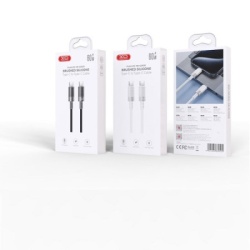 XO kabl za telefon USB-C - USB-C 1m 60W White ( GSM184533 )