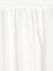 Zavese 1x140x300 bela struktura