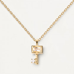 Ženska pd paola key zlatna ogrlica sa pozlatom 18k ( co01-486-u ) - Img 1