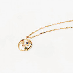 Ženska pd paola zlatna ogrlica taurus - bik sa pozlatom 18k ( co01-345-u ) - Img 3