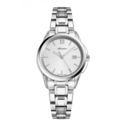 Ženski adriatica pairs beli srebrni elegantni ručni sat sa srebrnim metalnim kaišem ( a3190.5163q ) - Img 4