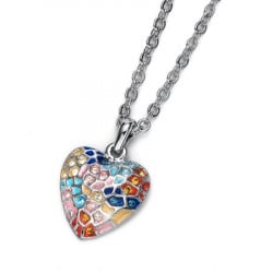 Ženski oliver weber gaudi heart multi lančić sa swarovski kristalima ( 11743 ) - Img 1