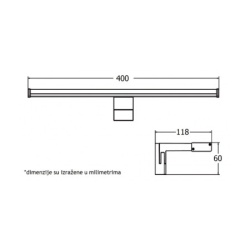 Zidna LED lampa 8W   ( E201003 )-2