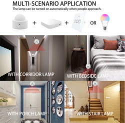 ZIGBEE-SMART-ALARM-RSH-MS10 Gembird RSH Tuya 2u1 Mini PIR detektor pokreta, Infracrveni alarm senzor - Img 2