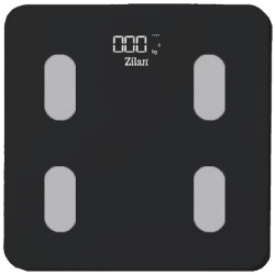 Zilan Pametna vaga za merenje, do 180kg, LED, Bluetooth, crna - ZLN8980