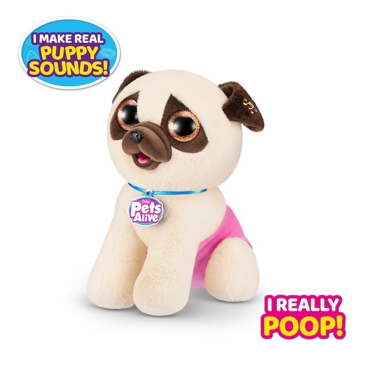 Jucarie de plus surpriza Pets Alive - Pooping Puppies, Catelus interactiv - 3 | YEO