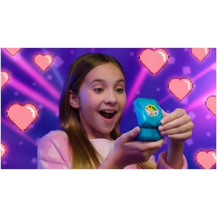 Jucarie interactiva Bitzee Magicals - Animalut digital, cutie albastra - 3 | YEO