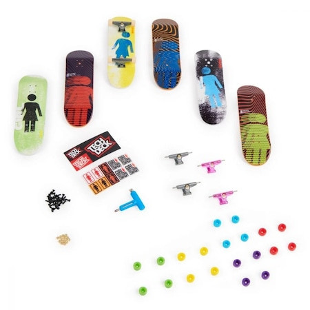 Set 6 mini placi skateboard, Tech Deck, Bonus Pack, Girl - 1 | YEO