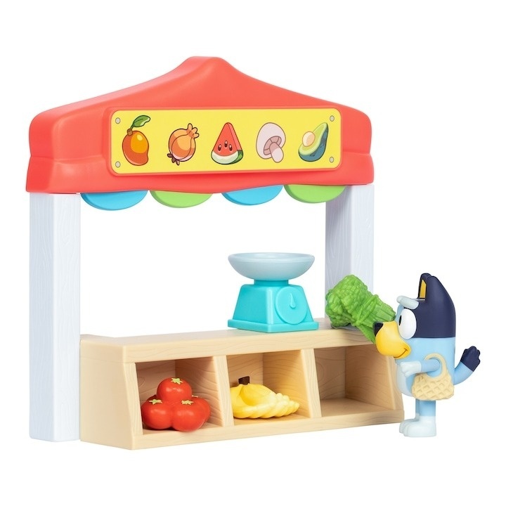 Set de joaca Bluey - Farmer\'s market, cu figurina inclusa - 3 | YEO