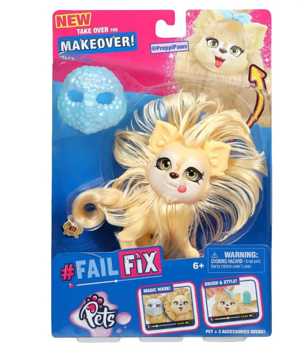 Figurina Cobi Failfix, Pets Metamorphosis Preppipaws, +6 ani, Galben - 1 | YEO