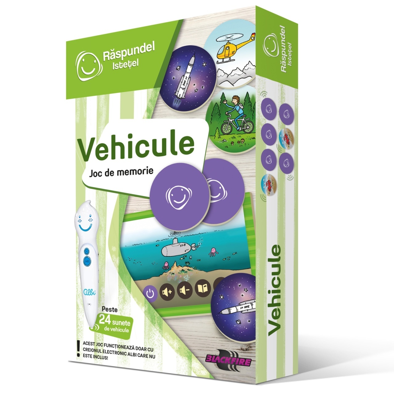 Joc de memorie Raspundel Istetel - Vehicule - 1 | YEO