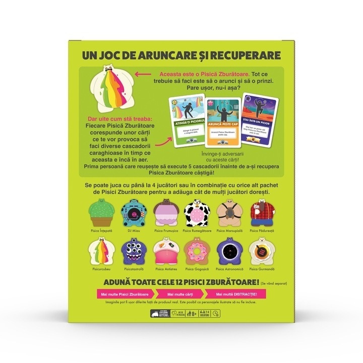 Joc Exploding Kittens, Pisicile zburatoare, lb. romana - 2 | YEO