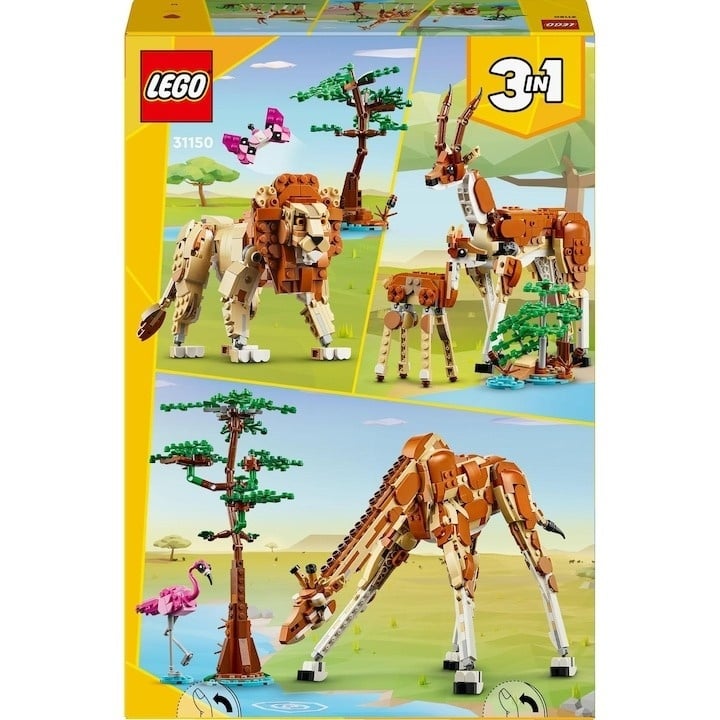 LEGO® Creator 3 in 1 - Animale salbatice din safari 31150, 780 piese - 1 | YEO