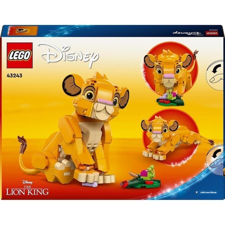 LEGO® Disney - Puiul Simba, Regele Leu 43243, 222 piese - 1 | YEO