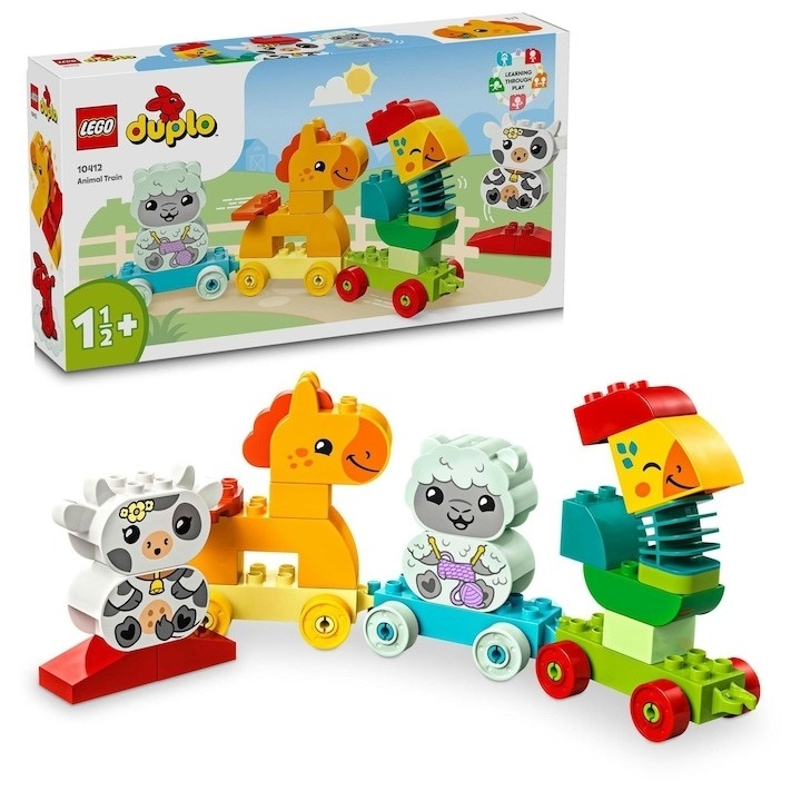 LEGO® DUPLO® - Tren cu animale 10412, 19 piese - 3 | YEO