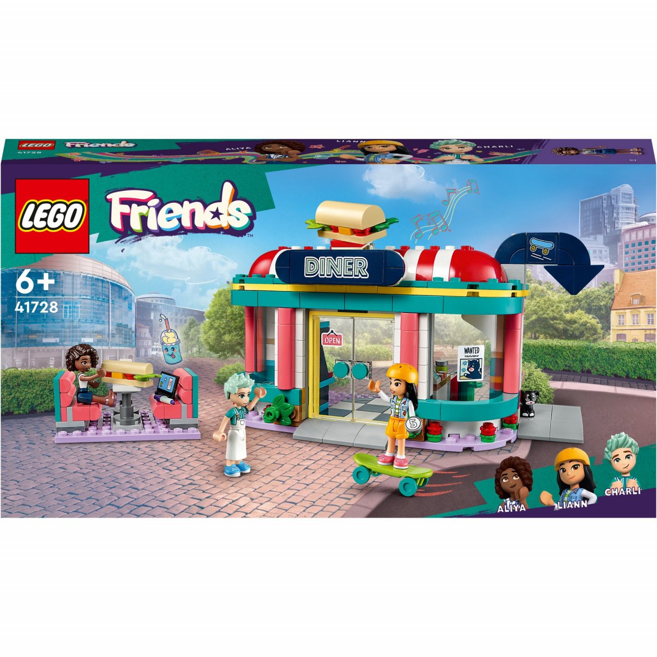 LEGO® Friends - Restaurant in centrul orasului Heartlake 41728, 346 piese