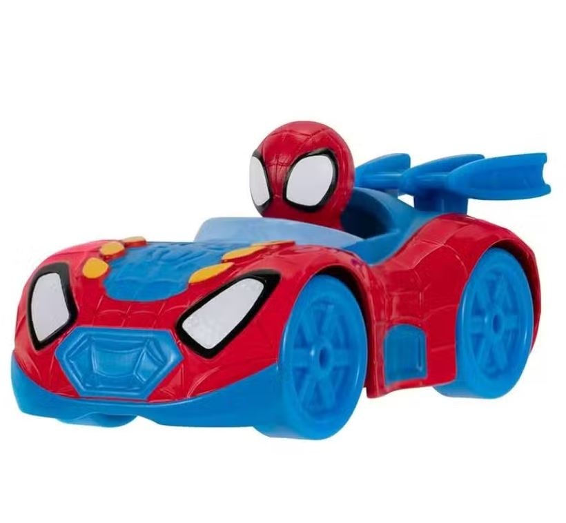 Masinuta Spidey si prietenii - Spidey, Metal, Multicolor, 7,5 cm - 1 | YEO