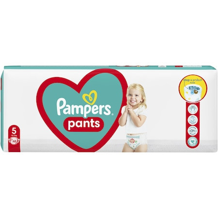 Scutece-chilotel Pampers Pants Jumbo Pack Marimea 5, 12-17 kg, 48 buc - 1 | YEO