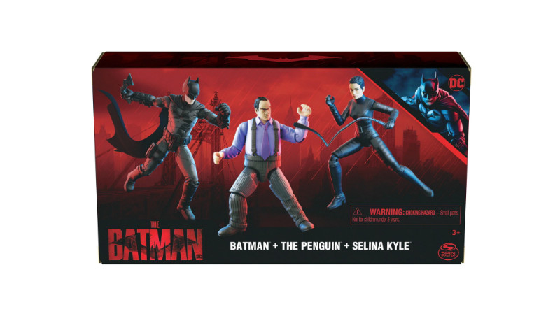 Set 3 figurine The Batman - Batman, The Penguin si Selina Kyle, 10 cm - 1 | YEO