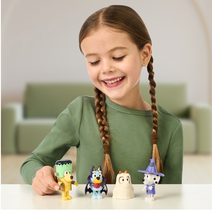 Set 4 figurine Bluey - Halloween - 1 | YEO