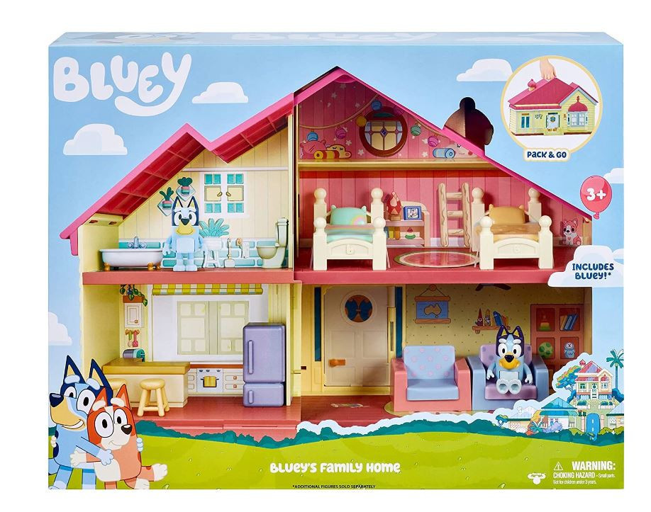 Set de joaca Bluey - Casa familiei, cu figurina inclusa