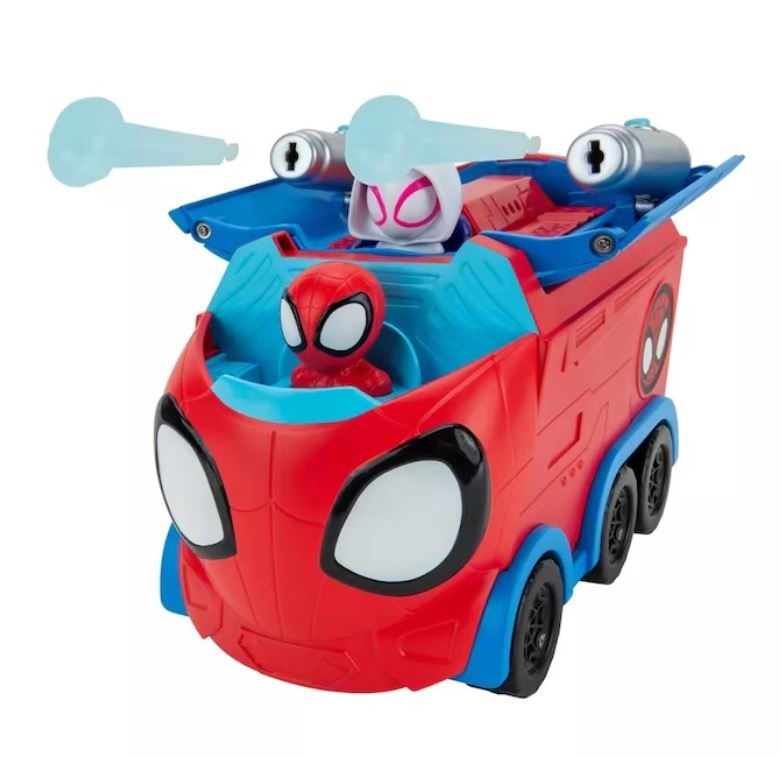 Set de joaca Marvel Spider-Man - Web Spinning Hauler, cu 3 figurine - 3 | YEO