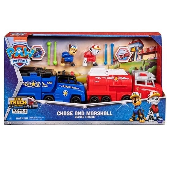 Set figurine si vehicule Paw Patrol - Big Trucks Pups