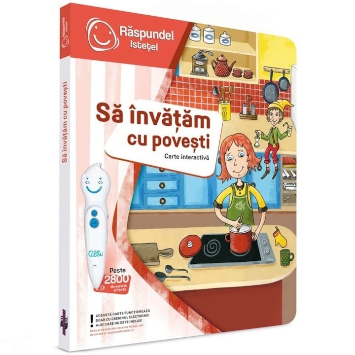 Set Raspundel Istetel - Carte si creion, Sa invatam cu povesti - 3 | YEO