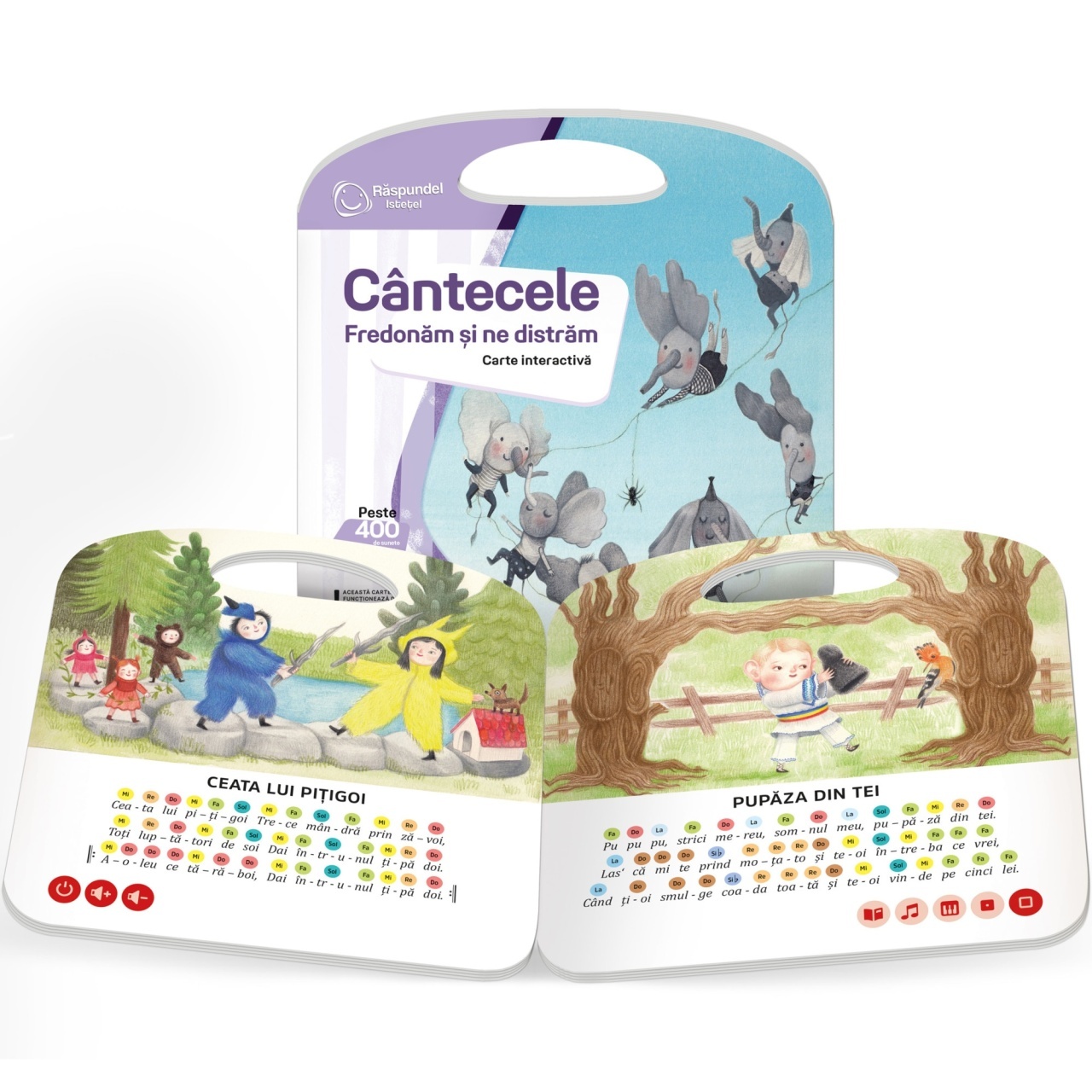 Carte Raspundel Istetel - Cantecele, Fredonam si ne distram - 1 | YEO