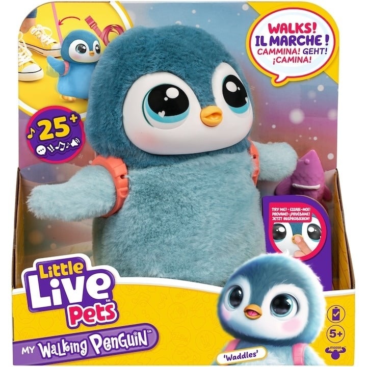 Jucarie interactiva Little Live Pets - My Pet, Pinguinul Waddles