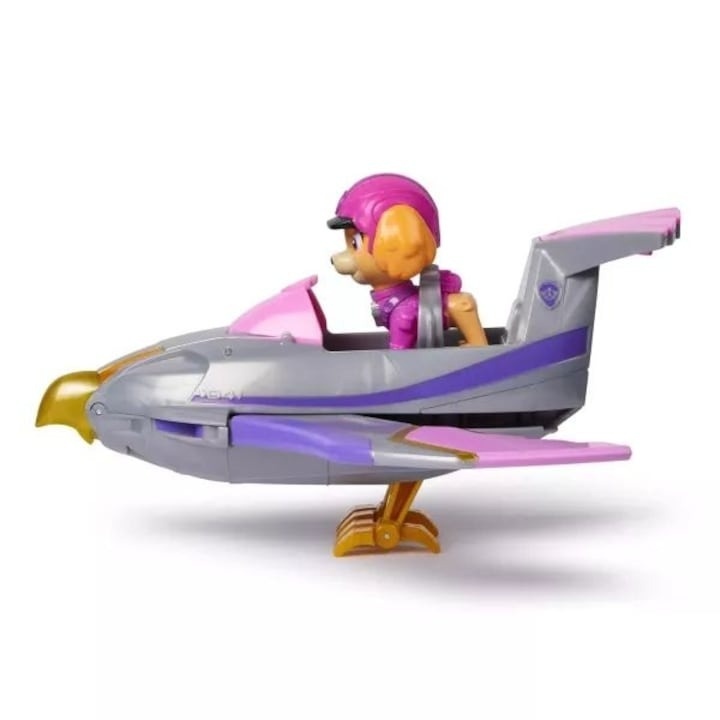 Masinuta cu figurina Paw Patrol - Masina avion a lui Skye - 3 | YEO