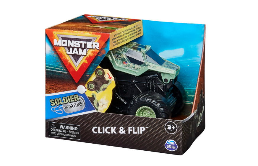 Masinuta Monster Jam Click Flip - Soldier Fortune, 1:43 - 4 | YEO