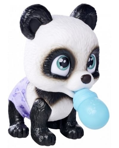 Panda PAMPER PATZ, Simba, jucarie interactiva, functie de baut, schimbare de culoare, 15x18x22cm - 2 | YEO