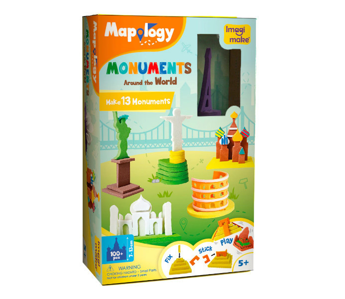 Puzzle 3D Monumente, 100 piese