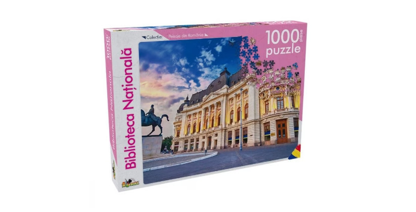 Puzzle Biblioteca Nationala, 1000 piese, 7toys