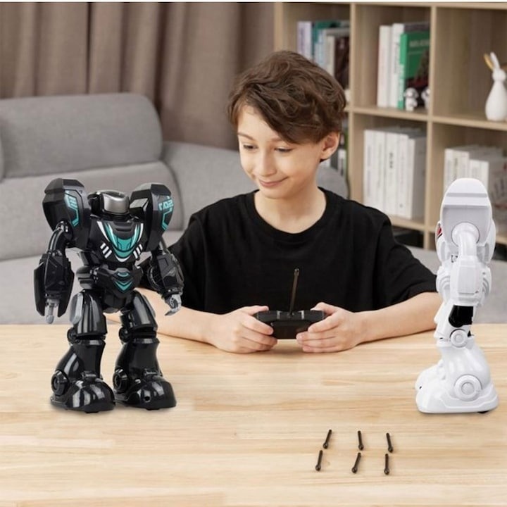 Robot cu Telecomanda Silverlit Ycoo Robo Blast One - Negru - 3 | YEO