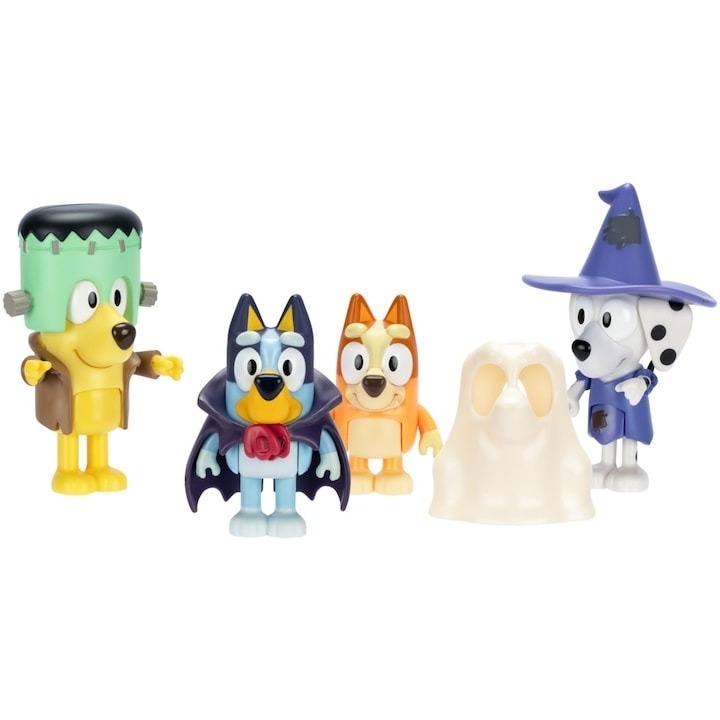 Set 4 figurine Bluey - Halloween - 2 | YEO