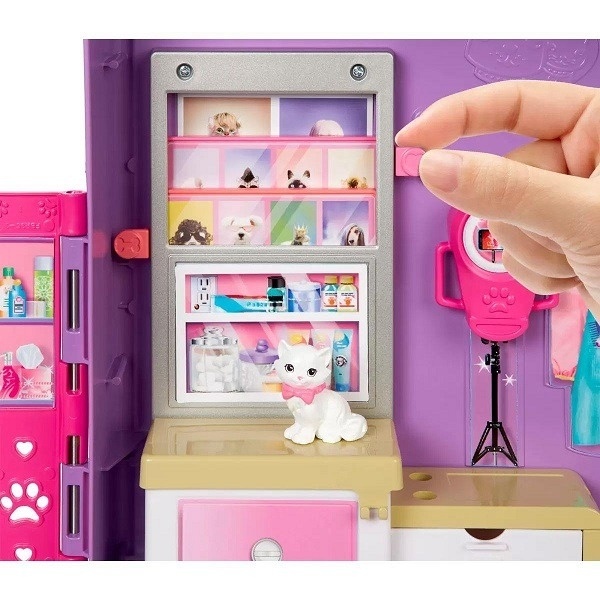 Set de joaca Barbie - Salon pentru îngrijirea animalelor de companie - 1 | YEO